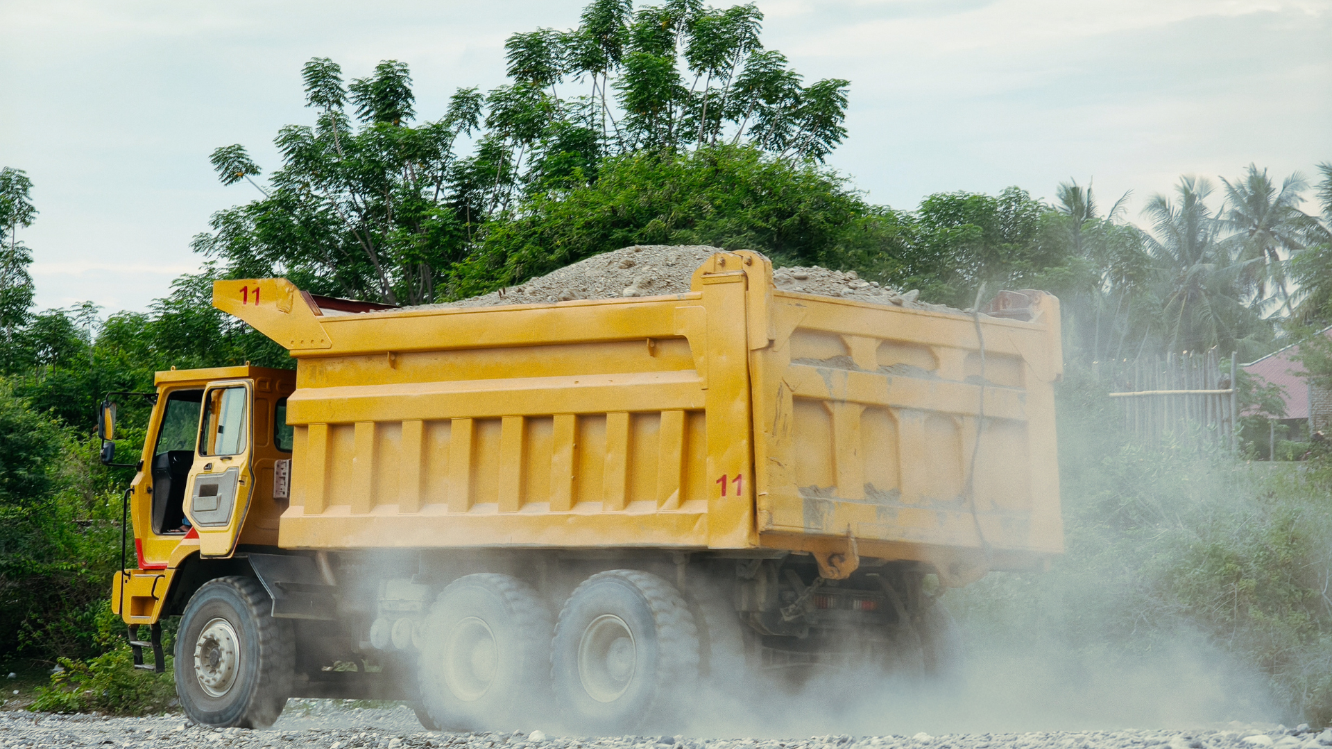 Overturned Gravel Semi-Truck in Bothell Creates 5-Mile Backup 