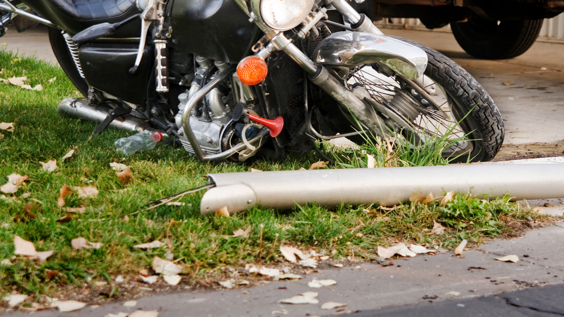 Downtown Seattle Motorcycle Crash Blocks I-5 Lanes